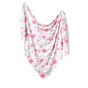 Copper Pearl Knit Swaddle Blanket